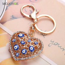 Big Heart Eyes Rhinestone Crystal Keychain Charm Pendant Keyring Bag Purse Pendant Jewelry 1STL ELY