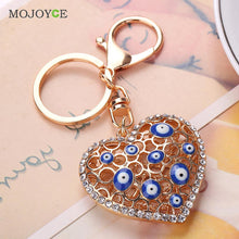 Big Heart Eyes Rhinestone Crystal Keychain Charm Pendant Keyring Bag Purse Pendant Jewelry 1STL ELY