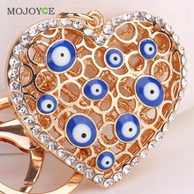 Big Heart Eyes Rhinestone Crystal Keychain Charm Pendant Keyring Bag Purse Pendant Jewelry 1STL ELY