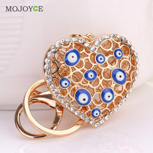 Big Heart Eyes Rhinestone Crystal Keychain Charm Pendant Keyring Bag Purse Pendant Jewelry 1STL ELY