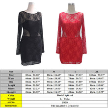 Bodycon Flower Lace Dress Floral Vestidos o-neck Sexy Short Women Backless Dress Clothing Black Red 1STL ELY