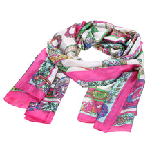 Casual Rectangle Scarf Bandana Women Silk Scarf Shawl Print Elegant Lady Shawls Scarves ELY
