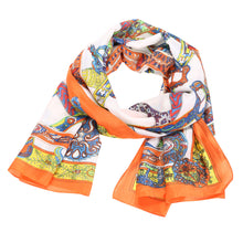 Casual Rectangle Scarf Bandana Women Silk Scarf Shawl Print Elegant Lady Shawls Scarves ELY