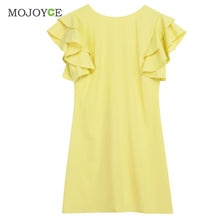 Casual Style Butterfly Sleeve Party Dresses Vestidos Women Dress Sexy Backless Dress vestido de festa ELY