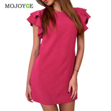 Casual Style Butterfly Sleeve Party Dresses Vestidos Women Dress Sexy Backless Dress vestido de festa ELY