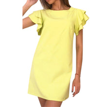 Casual Style Butterfly Sleeve Party Dresses Vestidos Women Dress Sexy Backless Dress vestido de festa ELY