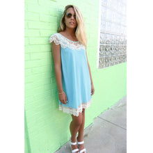 Club Sleeveless Lace Dresses Solid Color Stitching O-neck Halter Women Dress Blue Pink Chiffon Backless Dress 1STL ELY