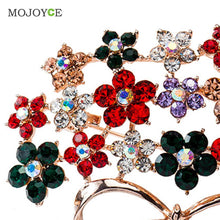 Crystal Rhinestone Enamel Brooch Pin Wedding Party Christmas Gift 1STL ELY