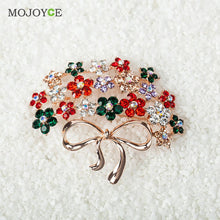 Crystal Rhinestone Enamel Brooch Pin Wedding Party Christmas Gift 1STL ELY