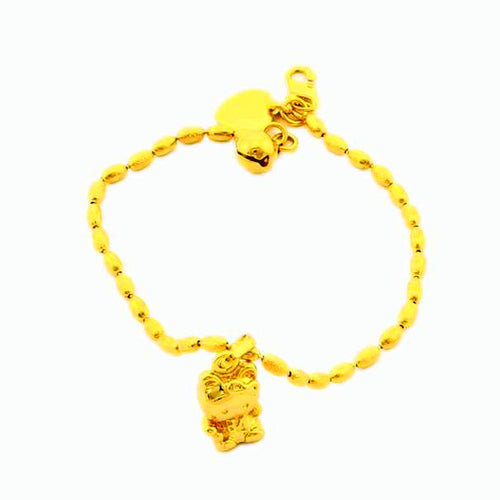24K Gold Plated Bracelet 25MM Yellow Gold Golden Bracelet Bangle Men&Women Wedding Gift YHDH 53 ELY