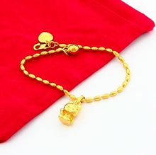 24K Gold Plated Bracelet 25MM Yellow Gold Golden Bracelet Bangle Men&Women Wedding Gift YHDH 53 ELY