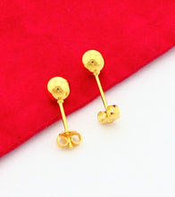 24K Gold Plated Earring Yellow Gold Golden Earring Women Wedding Gift YHDE 12 ELY