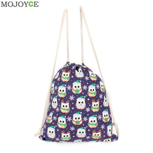 Canvas Bag Christmas Animal Printed Backpack Printing Backpacks Small Animal Elk School Bags For Teenager Back Pack ELY