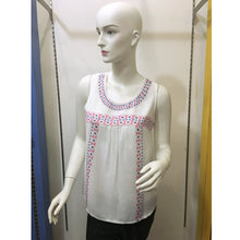 Digital Printing Sleeveless Chiffon Vest O Neck Top Camisole T-shirt Women Tops1STL ELY