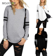 Boohoo T Shirts Tops Long Sleeve Shona Baseba Women Tops Tee Shirt Blusa ELY