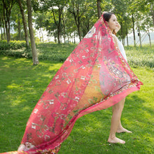 Key to Restoring Ancient Ways ms Printed 30D Chiffon Scarf Long Warm Warmer Women Apparent Accessary 1STL ELY