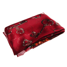 Key to Restoring Ancient Ways ms Printed 30D Chiffon Scarf Long Warm Warmer Women Apparent Accessary 1STL ELY