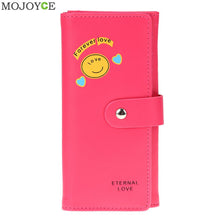 Ladies PU Purse Cartoon Print Women's Wallets Cowhide 4 Colors Long Design Leather Womens Wallets And Purses ELY