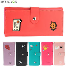 Ladies PU Purse Cartoon Print Women's Wallets Cowhide 4 Colors Long Design Leather Womens Wallets And Purses ELY