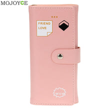 Ladies PU Purse Cartoon Print Women's Wallets Cowhide 4 Colors Long Design Leather Womens Wallets And Purses ELY