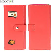 Ladies PU Purse Cartoon Print Women's Wallets Cowhide 4 Colors Long Design Leather Womens Wallets And Purses ELY