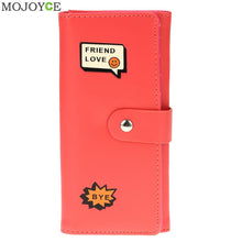 Ladies PU Purse Cartoon Print Women's Wallets Cowhide 4 Colors Long Design Leather Womens Wallets And Purses ELY