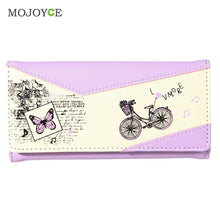 Lady Women Clutch Wallet Print PU Leather Long Card Holder Case Purse 1STL ELY