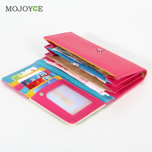 Lady Women Clutch Wallet Print PU Leather Long Card Holder Case Purse 1STL ELY