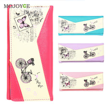 Lady Women Clutch Wallet Print PU Leather Long Card Holder Case Purse 1STL ELY