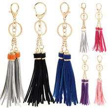 Leather Tassels Luxury Car Keychain Bag Pendant Ornament 1STL ELY