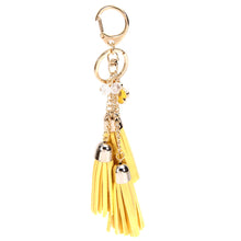 Leather Tassels Luxury Car Keychain Bag Pendant Ornaments 1STL ELY
