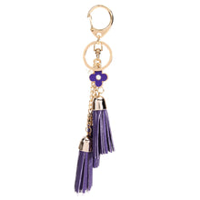 Leather Tassels Luxury Car Keychain Bag Pendant Ornaments 1STL ELY