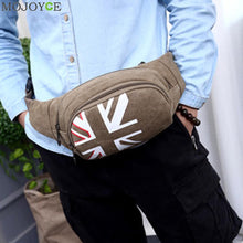 Men Chest Bag Canvas Leisure Waist Bag Crossbody Organizer Messenger Shoulder Waist Packs Phone Pocket Chest Pack ELY