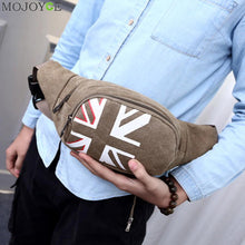 Men Chest Bag Canvas Leisure Waist Bag Crossbody Organizer Messenger Shoulder Waist Packs Phone Pocket Chest Pack ELY