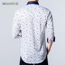 Men Dress Shirts Long Sleeve Casual Slim Fit Dress Stylish Plaids Shirts Business Slim Fit Cotton Shirt Plus Size ELY