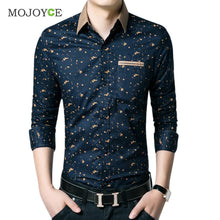 Men Dress Shirts Long Sleeve Casual Slim Fit Dress Stylish Plaids Shirts Business Slim Fit Cotton Shirt Plus Size ELY