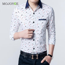 Men Dress Shirts Long Sleeve Casual Slim Fit Dress Stylish Plaids Shirts Business Slim Fit Cotton Shirt Plus Size ELY