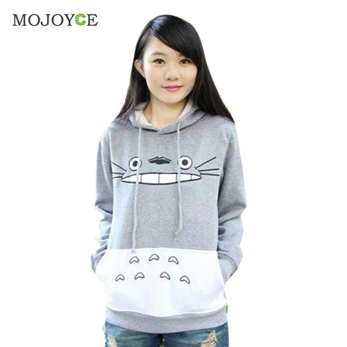 Men Women Cartoon Totoro Hoodie Sweatshirt Women Pullover Sweatshirt Hoodies Women ELY