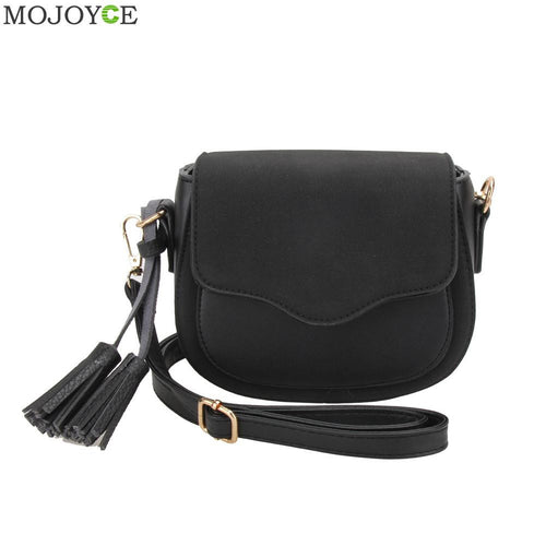 Nubuck Women Leather Handbag Flip Shoulder Tassel Ladies Crossbody Bag Designer Women Bag Bolsa Feminina Clutch ELY