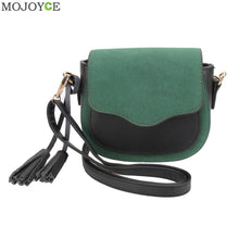 Nubuck Women Leather Handbag Flip Shoulder Tassel Ladies Crossbody Bag Designer Women Bag Bolsa Feminina Clutch ELY