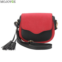 Nubuck Women Leather Handbag Flip Shoulder Tassel Ladies Crossbody Bag Designer Women Bag Bolsa Feminina Clutch ELY