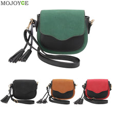 Nubuck Women Leather Handbag Flip Shoulder Tassel Ladies Crossbody Bag Designer Women Bag Bolsa Feminina Clutch ELY