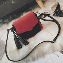 Nubuck Women Leather Handbag Flip Shoulder Tassel Ladies Crossbody Bag Designer Women Bag Bolsa Feminina Clutch ELY