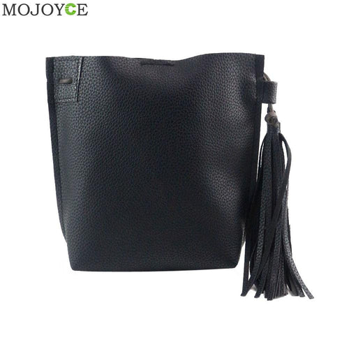 PU Barrel Bag Tassel Crossbody Bag Dinner Party Clutch Women Leather Handbags Famous Design Shoulder Crossbody Bags ELY