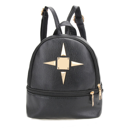 PU Leather Ladies Multifunction Mini Backpack Shoulder Bag School Bags for Teenage Girls Rucksacks mochila feminina ELY