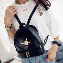 PU Leather Ladies Multifunction Mini Backpack Shoulder Bag School Bags for Teenage Girls Rucksacks mochila feminina ELY