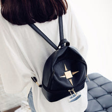 PU Leather Ladies Multifunction Mini Backpack Shoulder Bag School Bags for Teenage Girls Rucksacks mochila feminina ELY