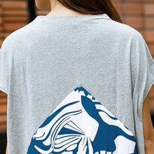 Printed Tee Shirt Sexy Women Ladies Batwing Loose T-shirt Irregular Split Long Tops Short Sleeve Slit Blusas Tee ELY