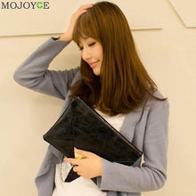 Women Message Bags with Chain Faux Leather Women Bag Envelope Women Leather Handbag Shoulder Crossbody Bag Clutch ELY