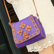 Women Solid PU Leather Handbag Shoulder Bags Lady Messenger Bag Candy Crossbody Bags Flower Decoor 1STL ELY